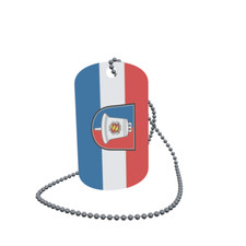 Dog Tag Flag Bunting Bolster Long Dog Tag Aluminium 30 x 50mm