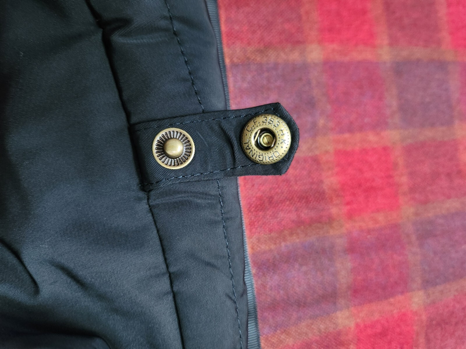 Men's Pendleton Wool Coat Jacket with removeable … - image 18