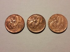 Lotto 17 monete da 10 centesimi dal 1920 al 1936 - Vittorio Emanuele III - Regno