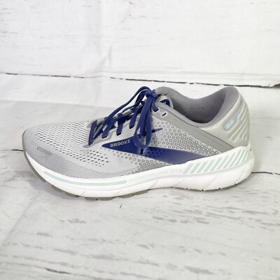 Brooks Adrenaline GTS 22 Running Shoes Womens 9 Gray Sneakers Training Athletic