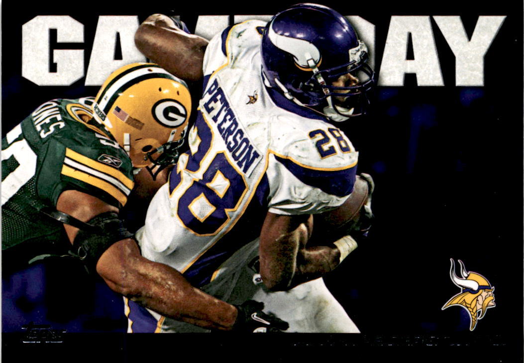 2011 Topps #GD-AP Adrian Peterson Game Day Minnesota Vikings