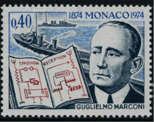 Monaco #YT960 MNH 1974 Inventors Scientists Guglielmo Marconi [907]