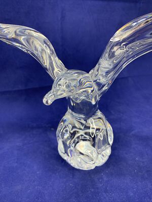 Marcolin Glass Crystal Seagull on Abstract Sphere Large 15