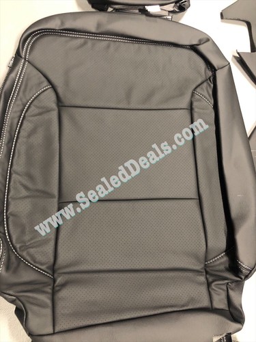 For 14-18 Chevrolet Silverado Seats Cover LT DOUBLE Cab Black Front Rear - Foto 8