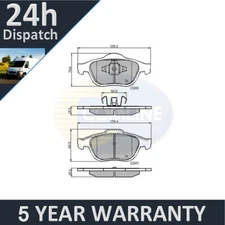 Fits Renault Laguna 2001-2007 Espace 2002- PV Front Brake Pads Set