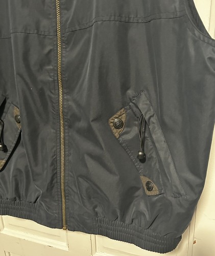VTG StormTech Men’s Size 2XL Waterproof Full Zip Front Vest Zipper Pockets Blue - Picture 3 of 12