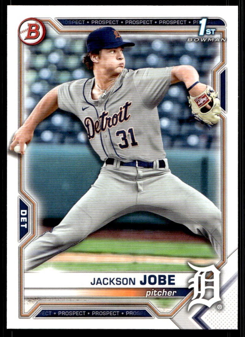 2021 Bowman Draft Jackson Jobe G232 Detroit Tigers #BD-69