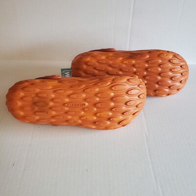 Merrell Hydro Moc Water Shoes Clogs Orange Swirl Mens Size