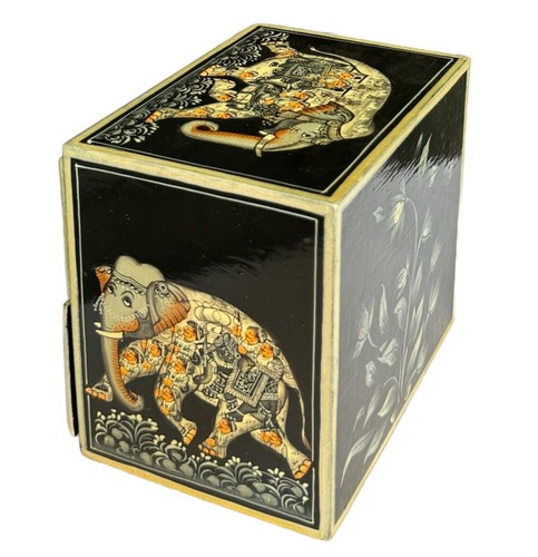 Handcrafted Wooden 2-Drawer Chest - Jewelry Organizer & Multipurpose Storage Box - Picture 6 of 14