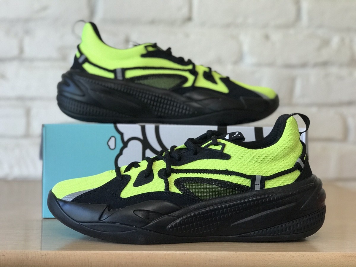 Puma Men Size 10.5 RS Dreamer Safety Yellow Puma Black Basketball Shoes Sneakers $_57.JPG?set_id=880000500F main image 2
