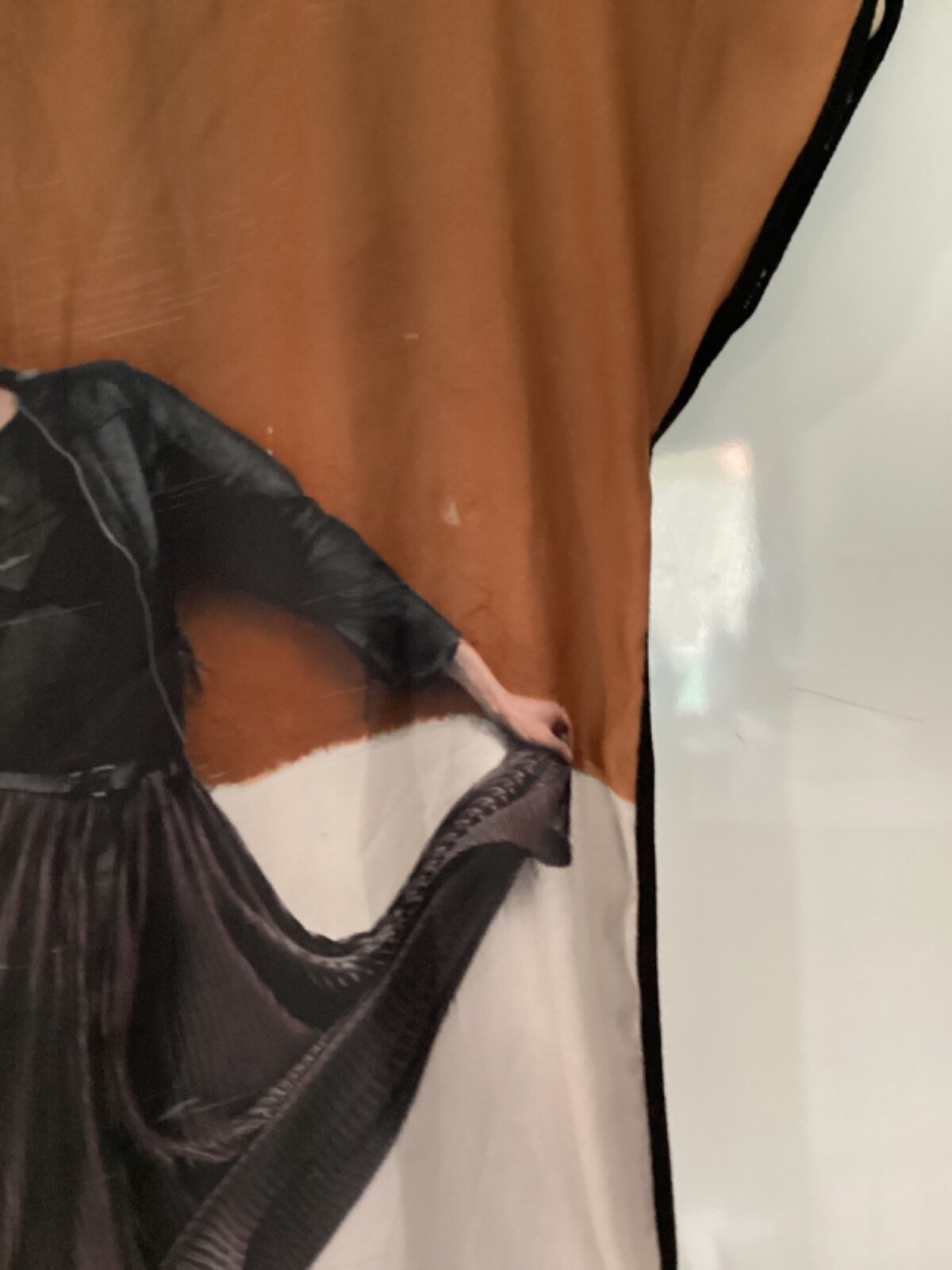 Zara Basic Evening Model Print Cap Sleeve Top, Si… - image 5