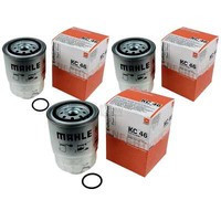 3X Mahle / Knecht Kraftstofffilter KC 46 Fuel Filter