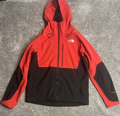 The North Face Apex Flex Jacket Red Gore-tex All Weather Outdoor Men s Large