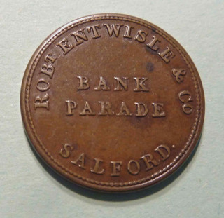 Salford R Entwisle & Co Unofficial Farthing (P & R Withers 3570) N0925021