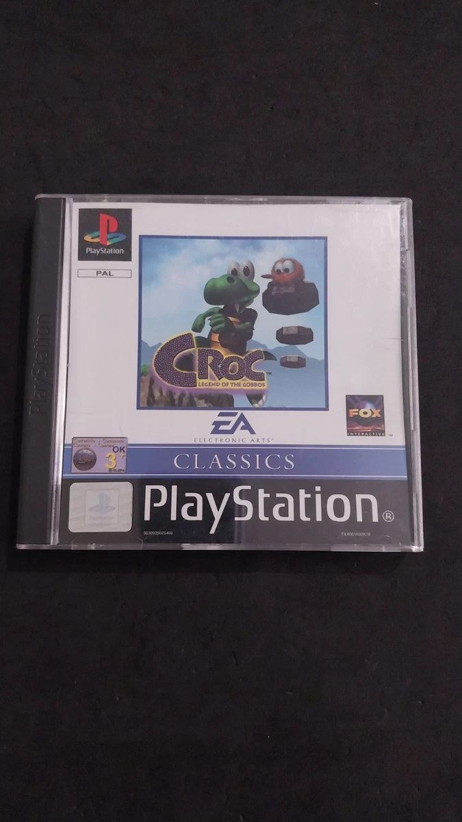 Jeu Rétro PS1 Slim état Correct Jeu CROC: Legend Of The Gobbos - PS1 (PlayStation 1) - Compatible PS2 Et PS3 - Version Platinum Jeu PlayStation 1