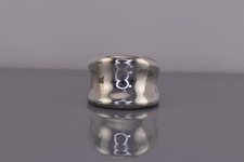 Sterling Silver 16mm Polished Concaved Band Ring 8g 925 Sz: 6