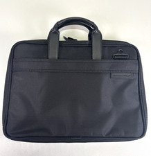 Briggs  Riley Work Slim Brief Black Laptop Bag 15  Ballistic Nylon