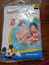 Disney Junior Mickey Swim Vest for Ages 3-6 - Bestway - BRAND NEW SEALED