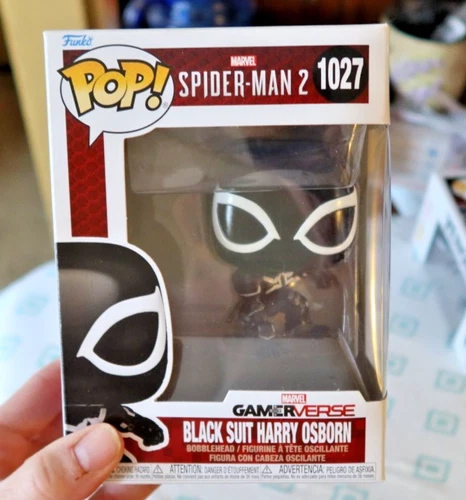 Vintage Funko Pop! Figure Pop Marvel Spider-Man 2 Black Suit Harry Osborn #1027