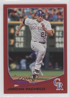 2013 Topps Target Red Jordan Pacheco #186 1v3