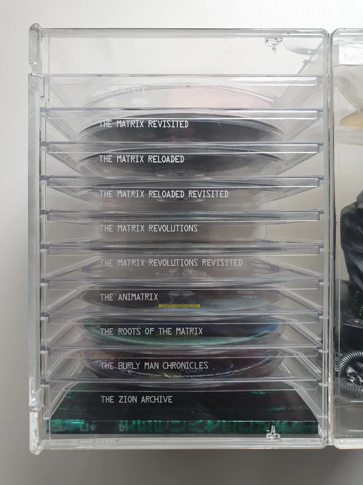The Ultimate Matrix Collection DVD Filme Neo Figur Box Set Limited Edition - Bild 2 von 4