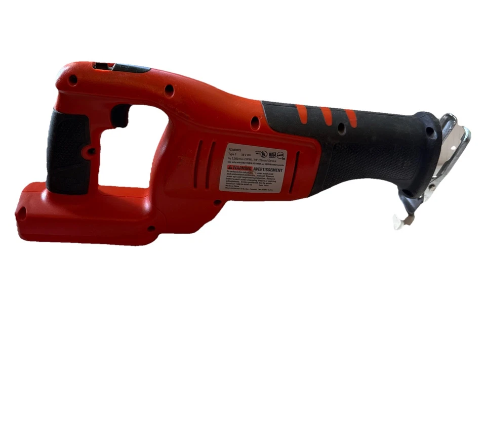 Black & Decker FS1800RS Fire Storm 18v Cordless Reciprocating Saw Bare Tool  - Image 2 of 4
