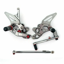 Fussrastenanlage Rearset Rear set Foot pegs Für Suzuki GSXR 600/750 2015 Gray