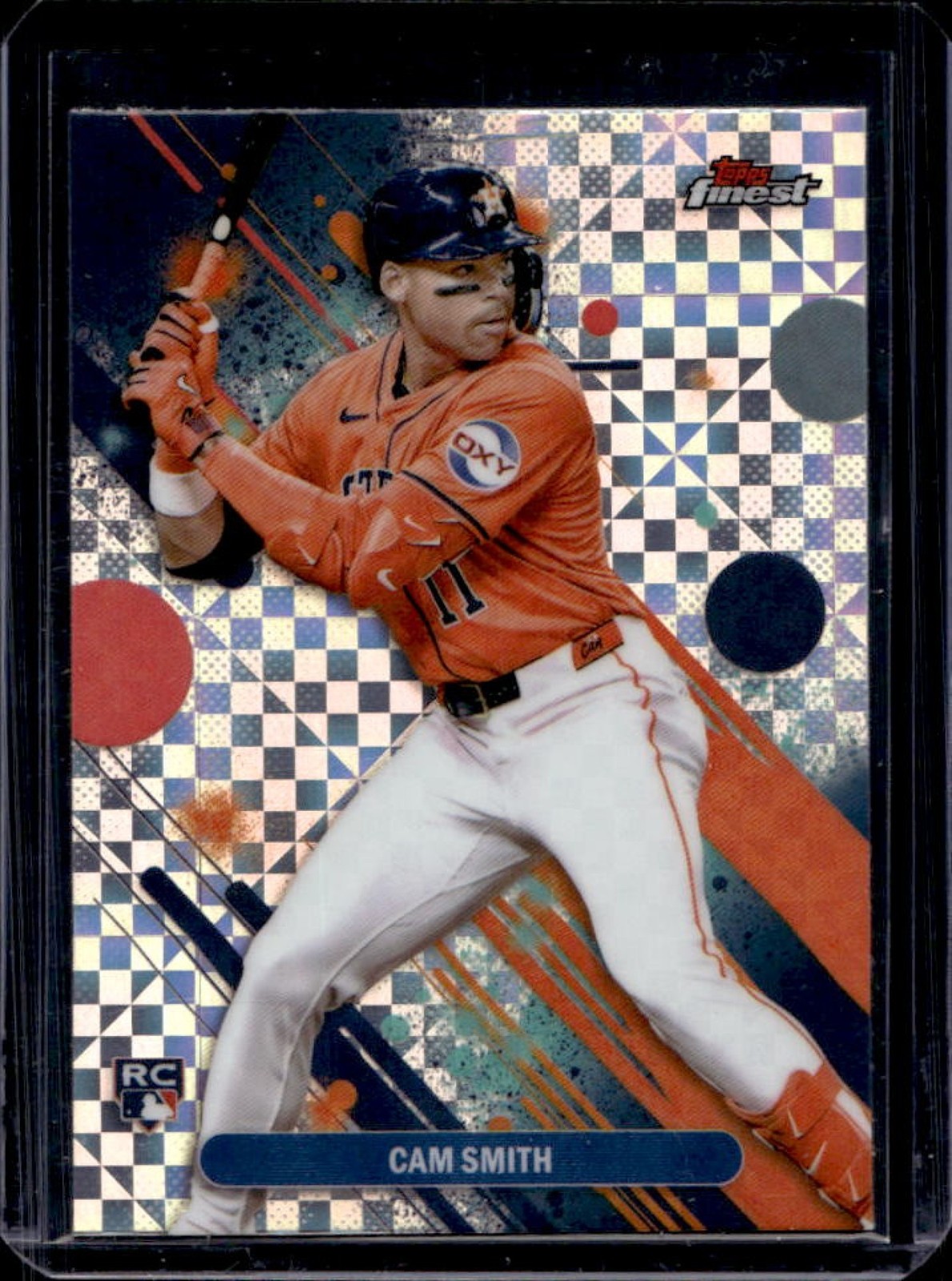 2025 Finest Cam Smith Common RC X-Fractor Rookie #54 Astros
