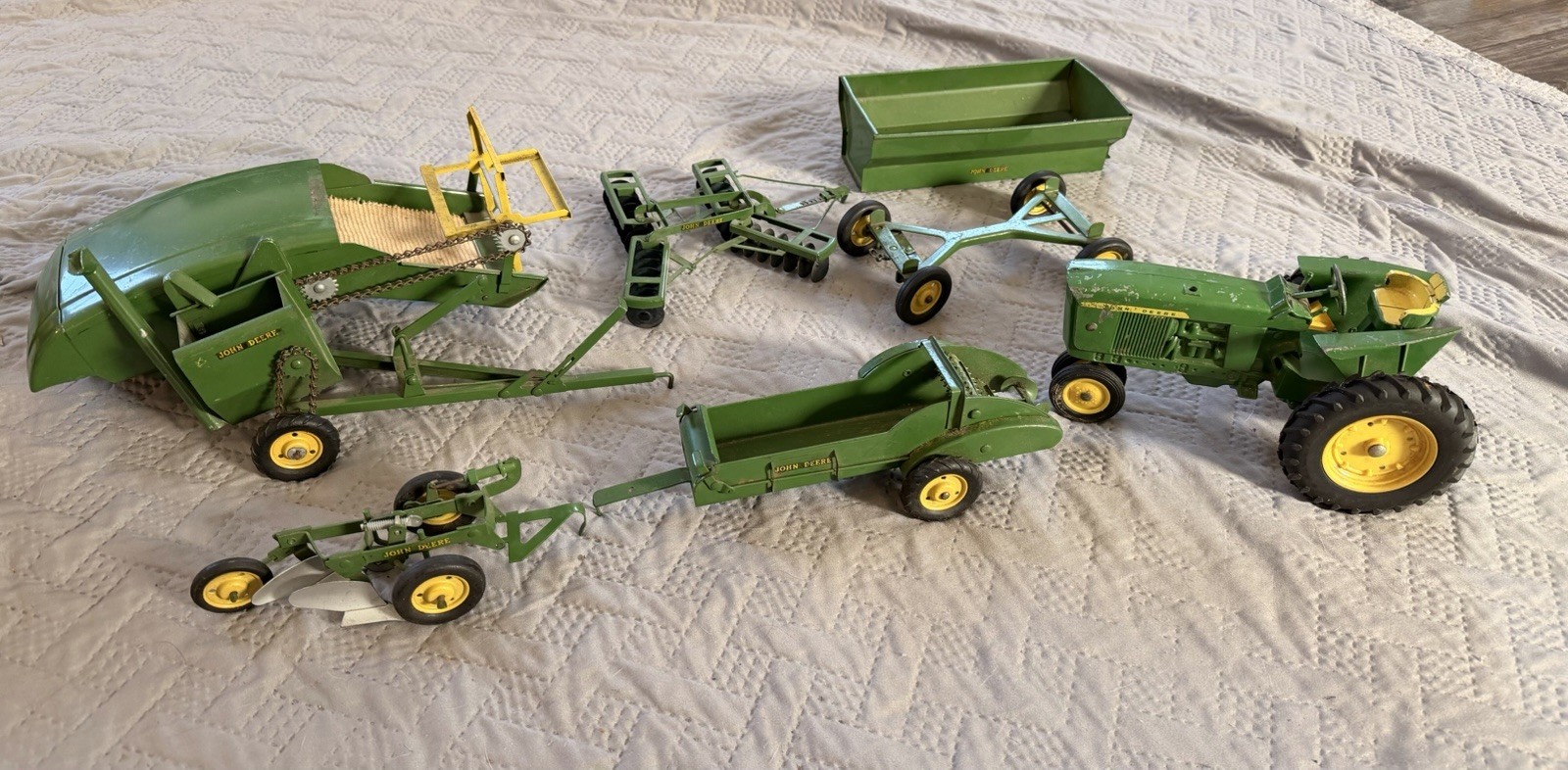 Vintage John Deere Farm Tractor And Equipment