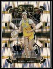 Dearica Hamby 2024 Panini Select WNBA #77 Prizm Silver Flash Los Angeles Sparks