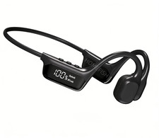 IPX8 Waterproof Bone Conduction Headphones, Open Ear Bluetooth Sport Headphones