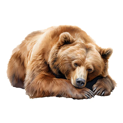 Bear Self Adhesive Sticker