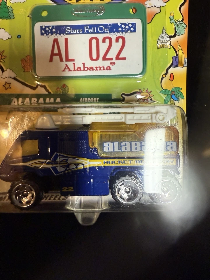 2001 Matchbox Across America 50th Birthday Alabama Airport Fire Rocket NEW - Image 3 of 4