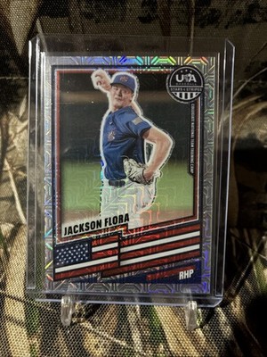 2026 Panini Stars & Stripes USA Jackson Flora Mojo #15/25 No.80