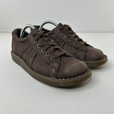 Dr Martens Brown Leather Shoes UK 8 EU 42 Vintage Casual Lace Up Mens