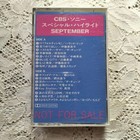 CBS Highlight SEPTEMBER Cassette Tape Not Sale K4