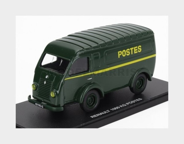 Edicola ABLPF020 Renault 1000KG Van Von Postes 1963 Dark Green Yellow 1/43-image