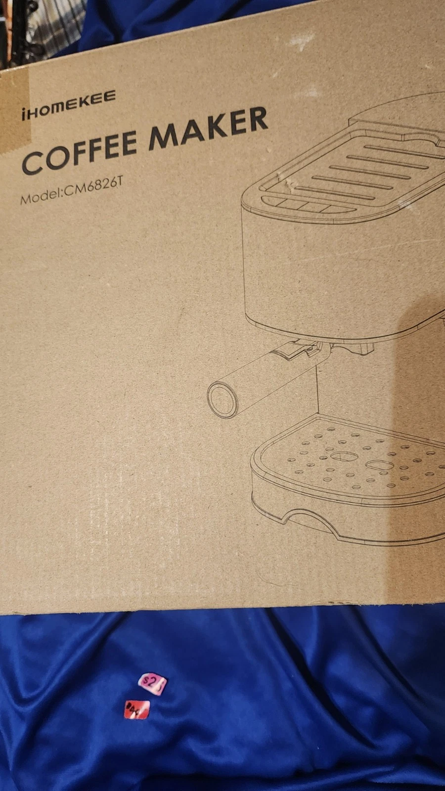 iHomekee Model CM6826T Coffee/Latte/Cappuccino Maker. New In Box.