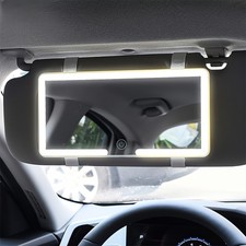 1x Ultra-Thin LED Car Visor Vanity Mirror   3-Level Brightness for Car Truck SUV