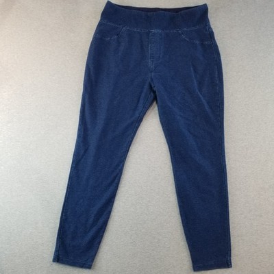 A New Day Jeans Women's Sz XL Pull On Dark Wash Normcore Cute Comfy Nice Quality