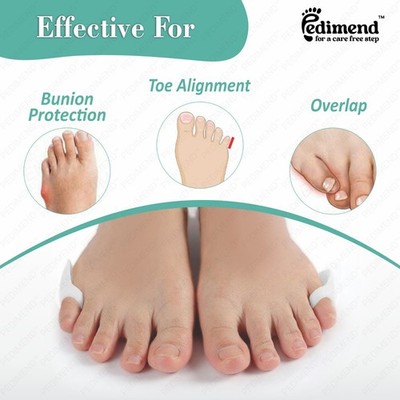 PEDIMEND  Gel Pinky Toe Ballenschutz für Ballen, Schneiderbunionette & Reibung