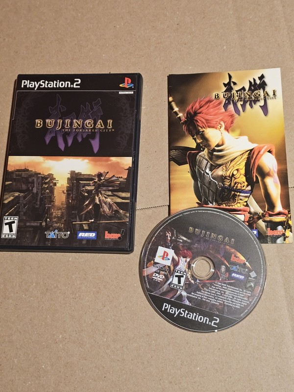 Bujingai: The Forsaken City (Sony PlayStation 2) Complete! PS2