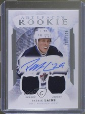 2016-17 Upper Deck Artifacts Silver Relic 107/125 Patrik Laine #II Auto 7b5
