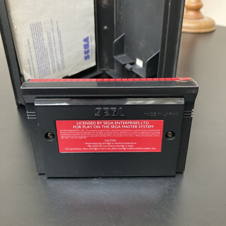 Back To The Future Part III Sur Sega Master System, Complet CIB, PAL, Très Bon état