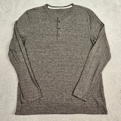 Banana Republic Vintage Tee Men's M Breathable Linen Blend Gorp Normcore Henley