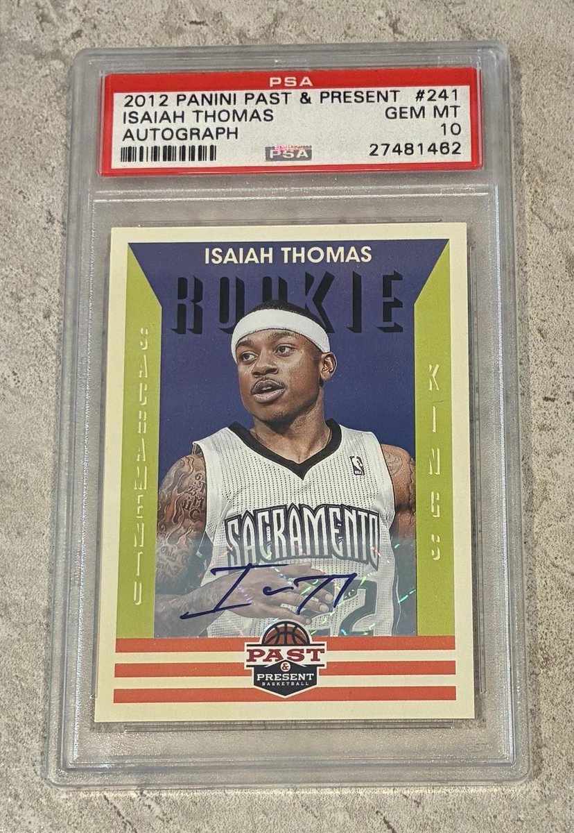 Panini Isaiah Thomas 10 Graded Basketball Sports Trading Cards 