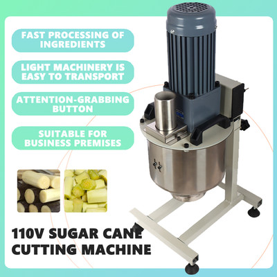 Sugar Cane Dividing Machine Electric Sugarcane Cutter Cutting-off Macchine3-5cm