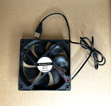 5V DC USB 120mm Cooling Fan - No Hardware or Shroud