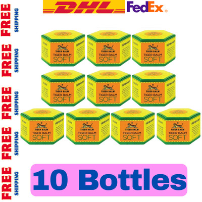 Tiger Balm Soft Ointment 50g Relief of Minor Headaches Muscle Pain x 10 bottles