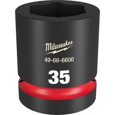 Milwaukee Tool 49-66-6600 35Mm Shockwave Impact Duty 1 In. Drive Standard 6